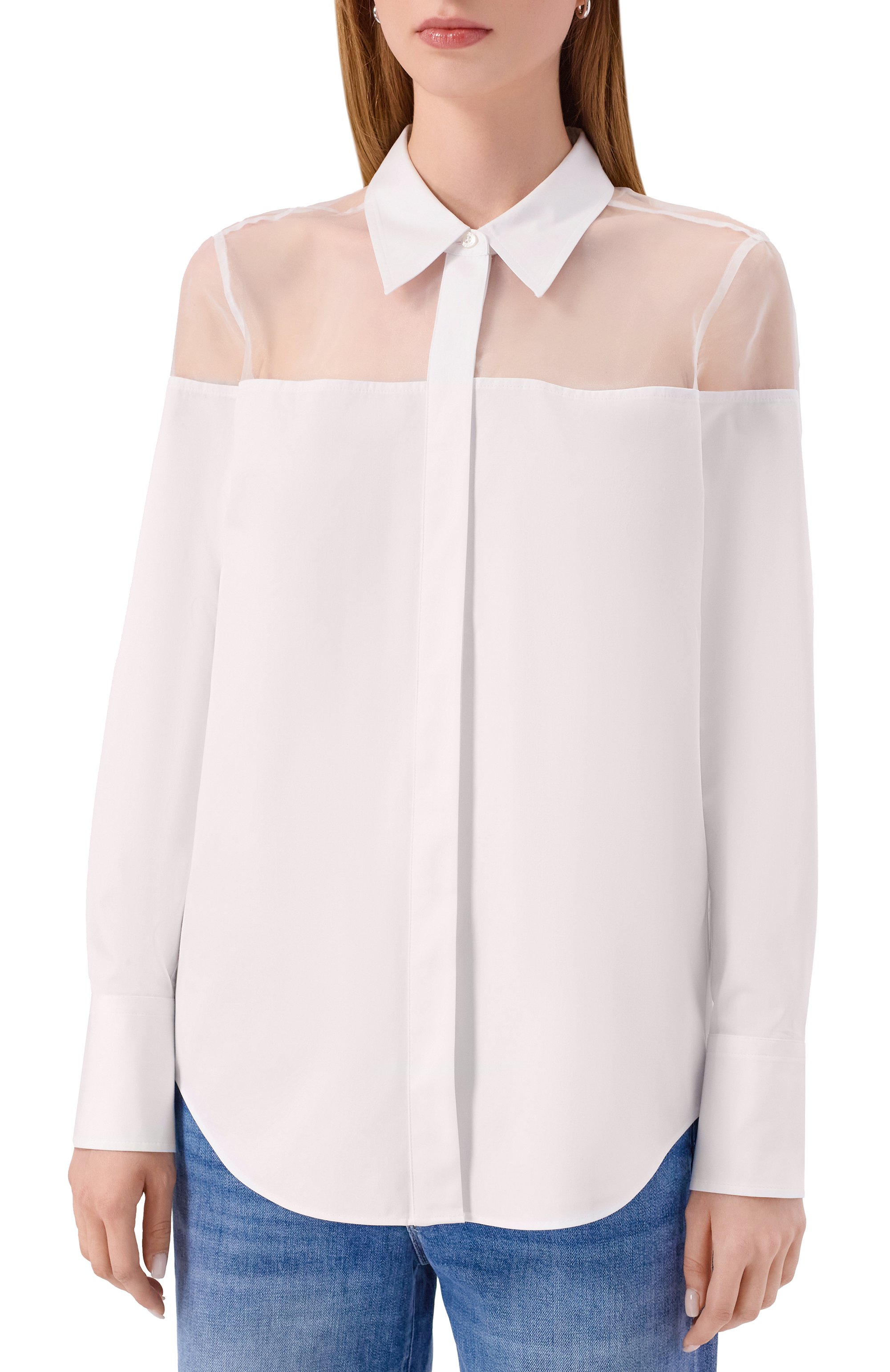 Хлопковая блузка HUGO, арт. 50543365, фото 3