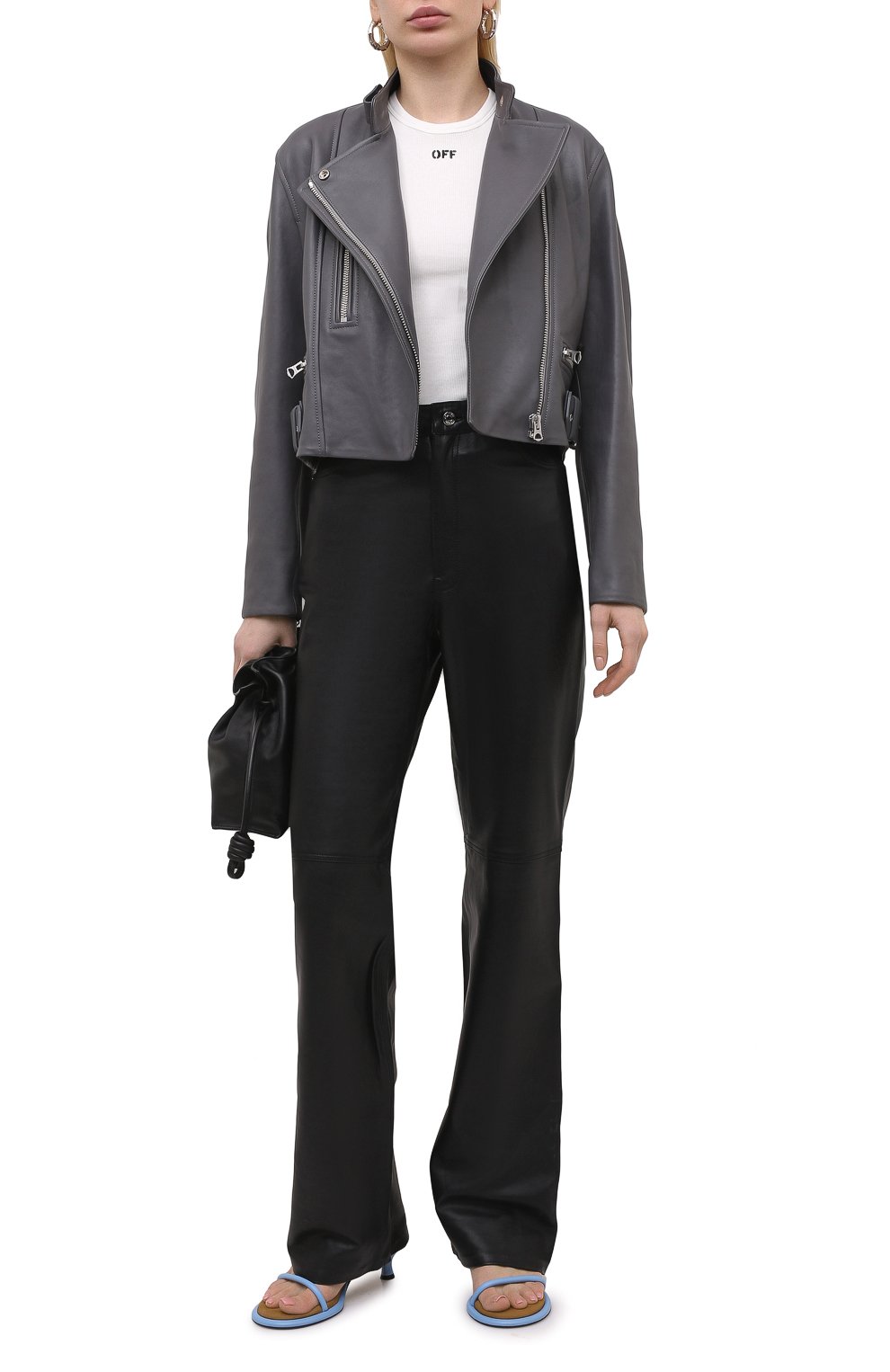 Хлопковая футболка OFF-WHITE белого цвета по цене 43950 руб., арт. 0WAA065S21JER001, фото 2 Хлопковая футболка OFF-WHITE, арт. 0WAA065S21JER001, фото 2