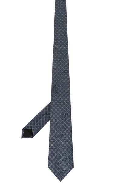 Шелковый галстук GUCCI синего цвета по цене 28800 руб., арт. 571800 4E002, фото 3 Шелковый галстук GUCCI, арт. 571800 4E002, фото 3