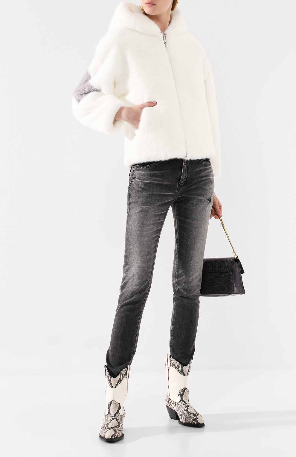 Шуба из экомеха AVA ADORE, арт. EVA/56 AA FW19, фото 2