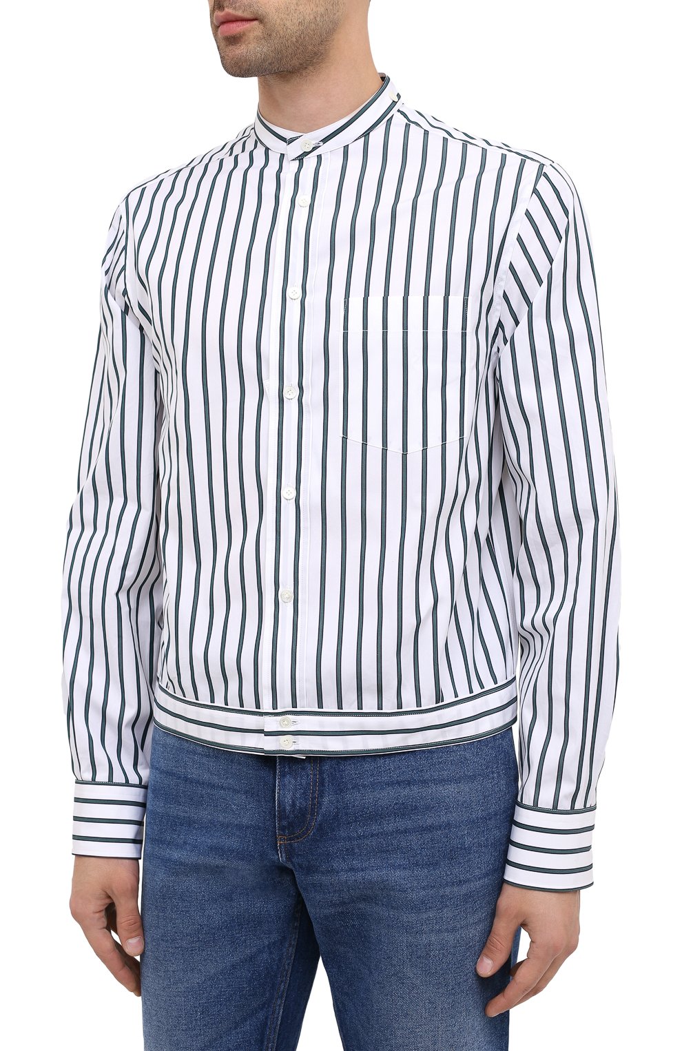 Хлопковая рубашка LANVIN, арт. RM-SI0504-S037-H20, фото 6