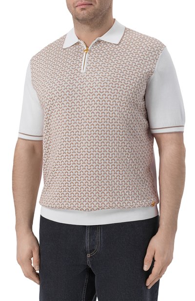 Поло из хлопка и шелка STEFANO RICCI, арт. K212037P31/F26193, фото 3