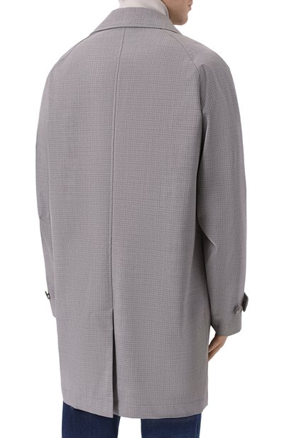 Плащ BOSS светло-серого цвета по цене 94050 руб., арт. 50556630, фото 4 Плащ BOSS, арт. 50556630, фото 4