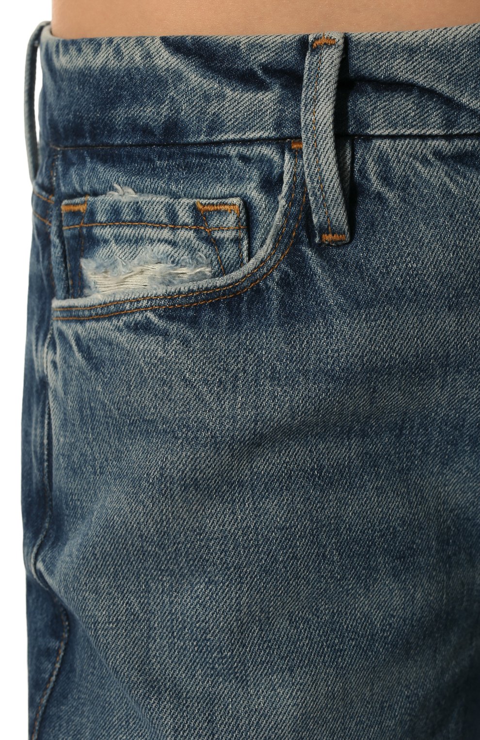 Джинсы FRAME DENIM тёмно-голубого цвета по цене 39950 руб., арт. LMB727, фото 5 Джинсы FRAME DENIM, арт. LMB727, фото 5