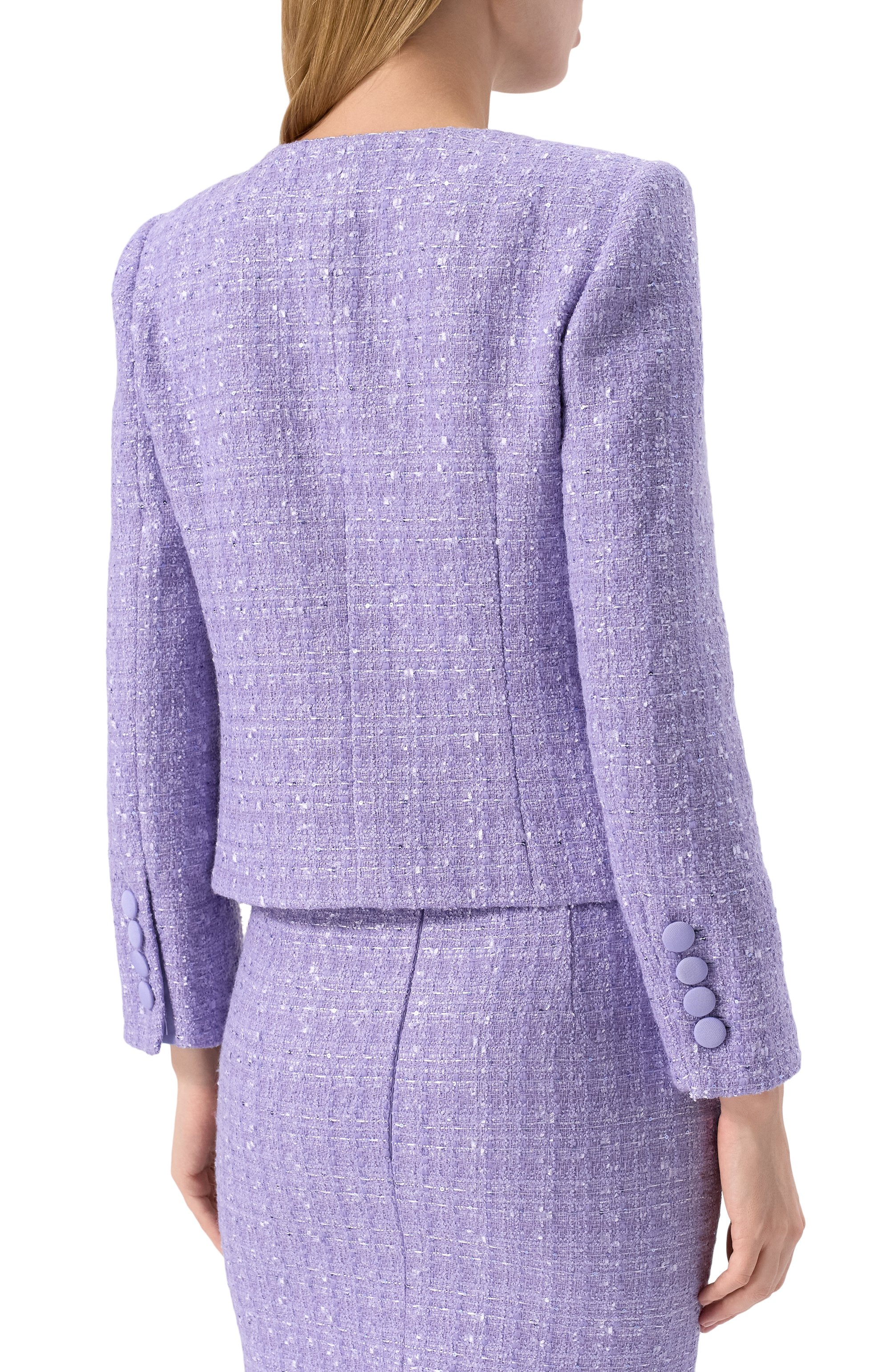 Твидовый жакет EMPORIO ARMANI, арт. EW000860/AF12520, фото 4