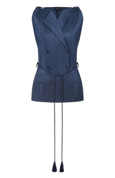 Женский жилет с отделкой стразами GIORGIO ARMANI, арт. GW003791/AF25067