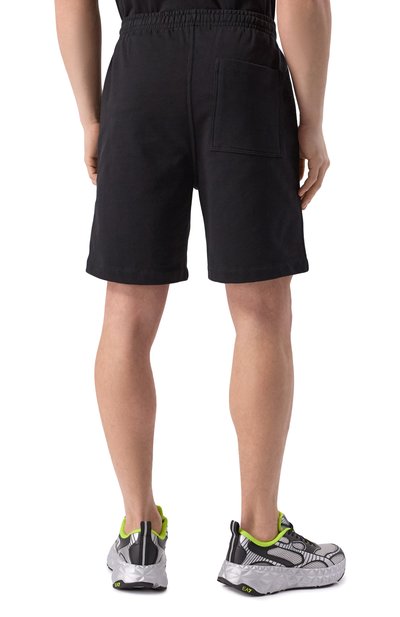 Хлопковые шорты BARROW черного цвета по цене 18350 руб., арт. S5BWMABE064, фото 4 Хлопковые шорты BARROW, арт. S5BWMABE064, фото 4