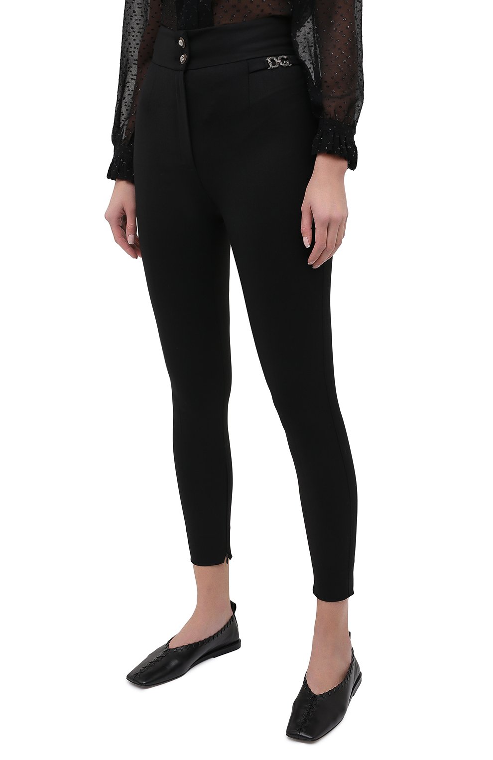 Шерстяные брюки DOLCE & GABBANA, арт. FTBU0T/FUBE7, фото 3