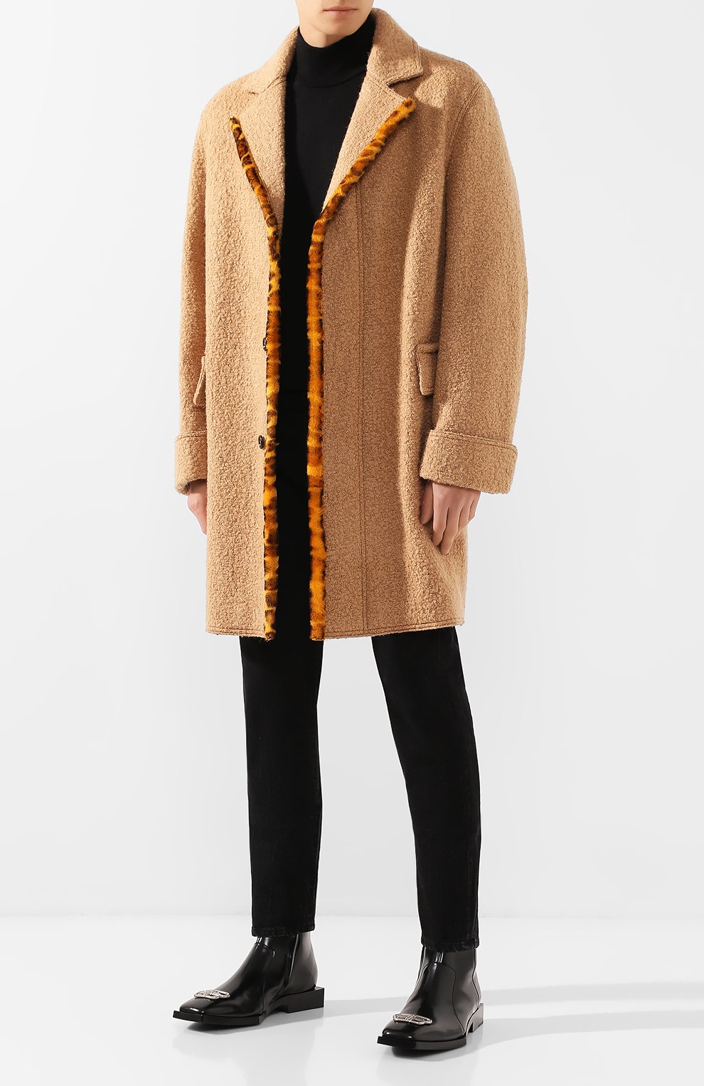 Шерстяное пальто MARNI, арт. TUMU0034NM/S52355, фото 2