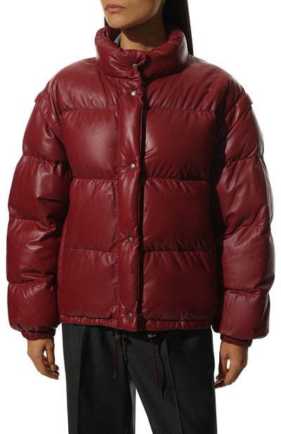 Кожаный пуховик PRADA, арт. 58A050-FLY-F0383, фото 3