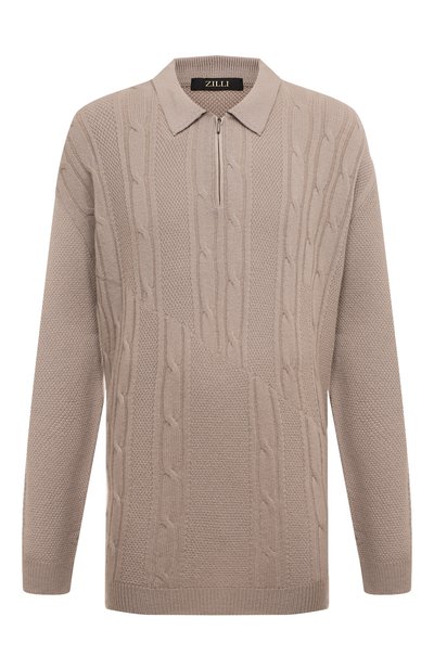 Мужская поло из шерсти и кашемира ZILLI, арт. KZP001M0223VCAB00/66