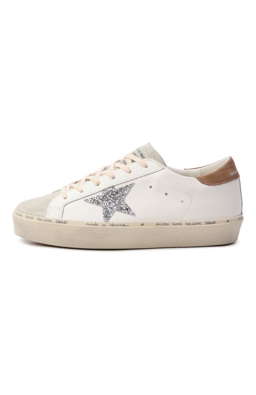 Кожаные кеды Hi Star Golden Goose Deluxe Brand GWF00118.F003976 Белый  GWF00118.F003976 Фото 4