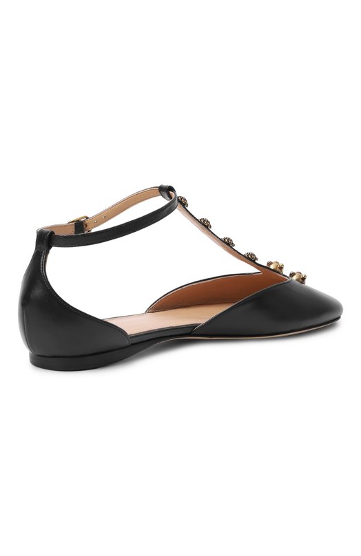 Кожаные балетки Celeste Chloé CH26S16KWP Чёрный  CH26S16KWP Фото 5