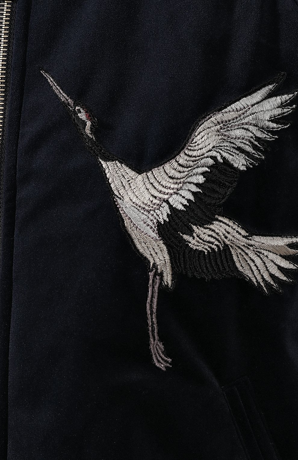Бомбер GOLDEN GOOSE DELUXE BRAND синего цвета по цене 69050 руб., арт. G35WP069.A1, фото 5 Бомбер GOLDEN GOOSE DELUXE BRAND, арт. G35WP069.A1, фото 5