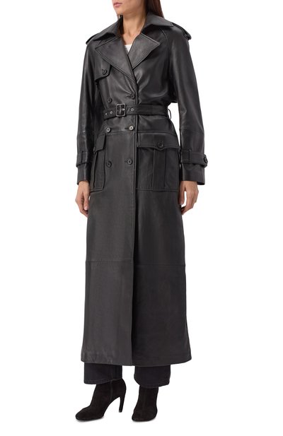 Кожаный тренч GIUSEPPE DI MORABITO, арт. 04SSLD136P 04451, фото 3