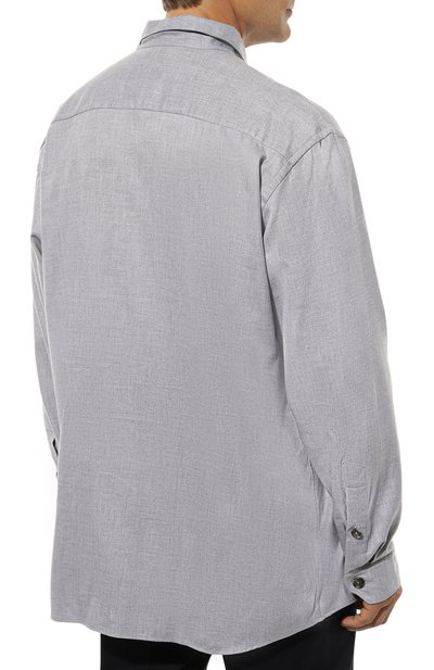 Рубашка VAN LAACK серого цвета по цене 33250 руб., арт. RET0-TFK/155045/3XL, фото 4 Рубашка VAN LAACK, арт. RET0-TFK/155045/3XL, фото 4