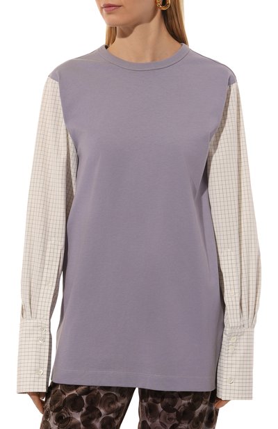 Хлопковый лонгслив DRIES VAN NOTEN, арт. 242-011119-9603, фото 3