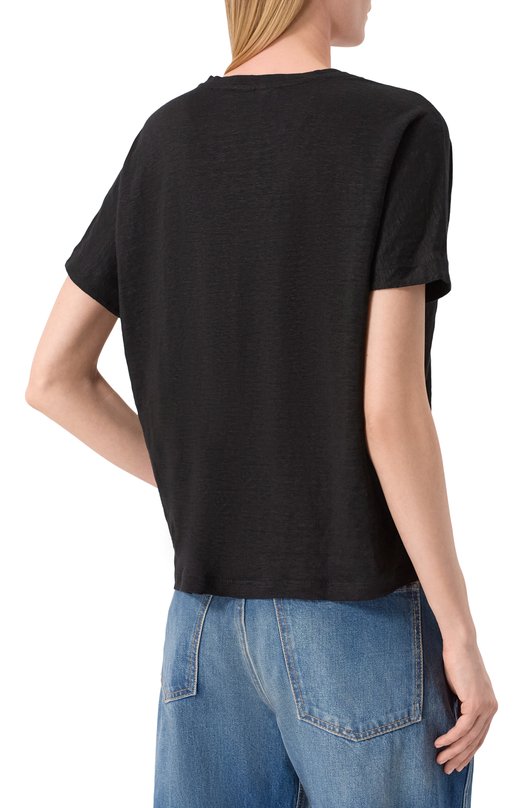 Льняная футболка Gran Sasso 60230/96800 Чёрный  60230/96800 Фото 4