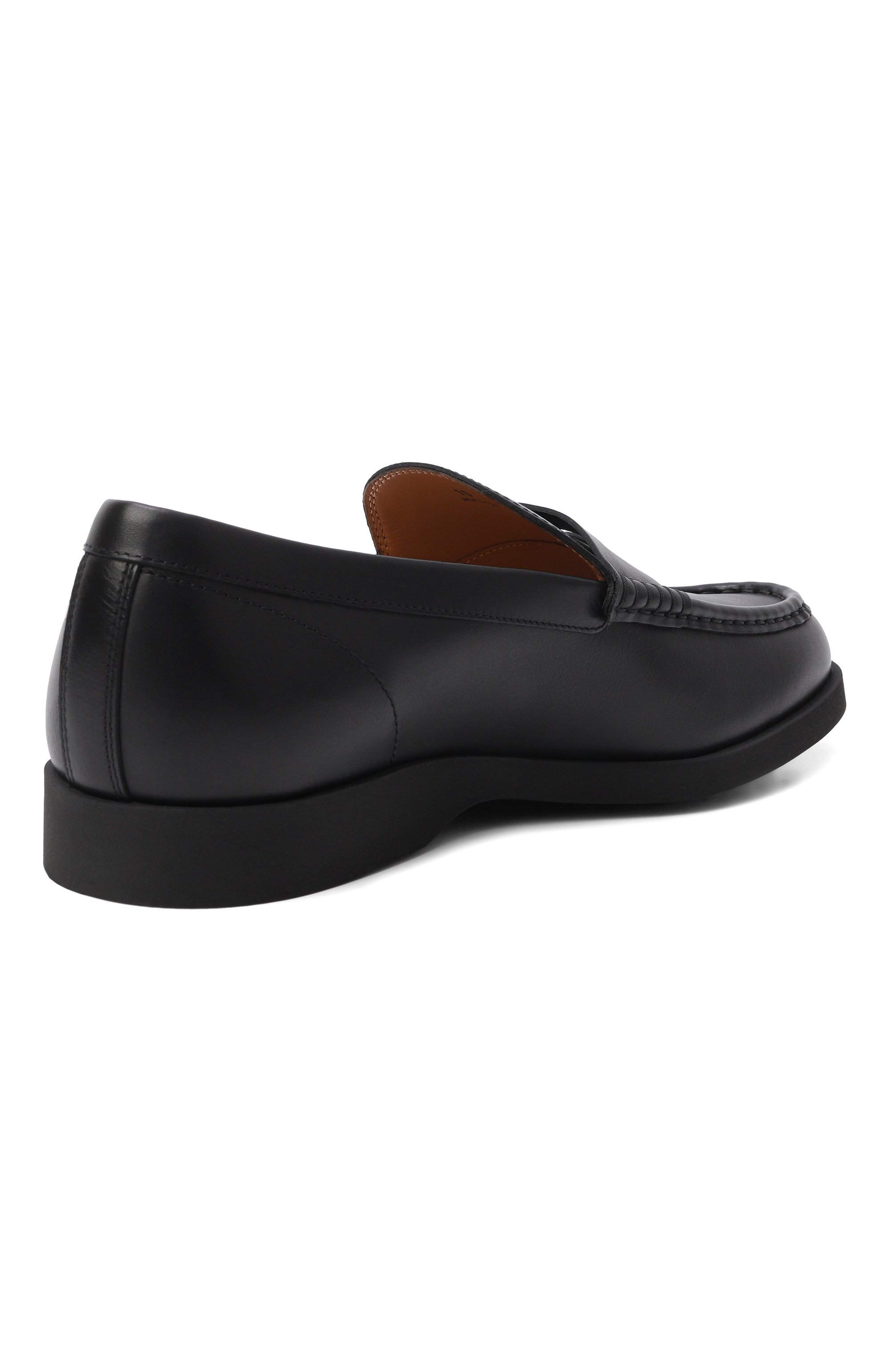 Кожаные пенни-лоферы TOD’S черного цвета по цене 78500 руб., арт. XXM98L0KC00/N6M, фото 4 Кожаные пенни-лоферы TOD’S, арт. XXM98L0KC00/N6M, фото 4