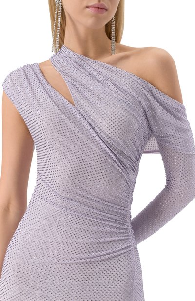 Платье с отделкой стразами SELF-PORTRAIT, арт. SS25-169X-L, фото 5