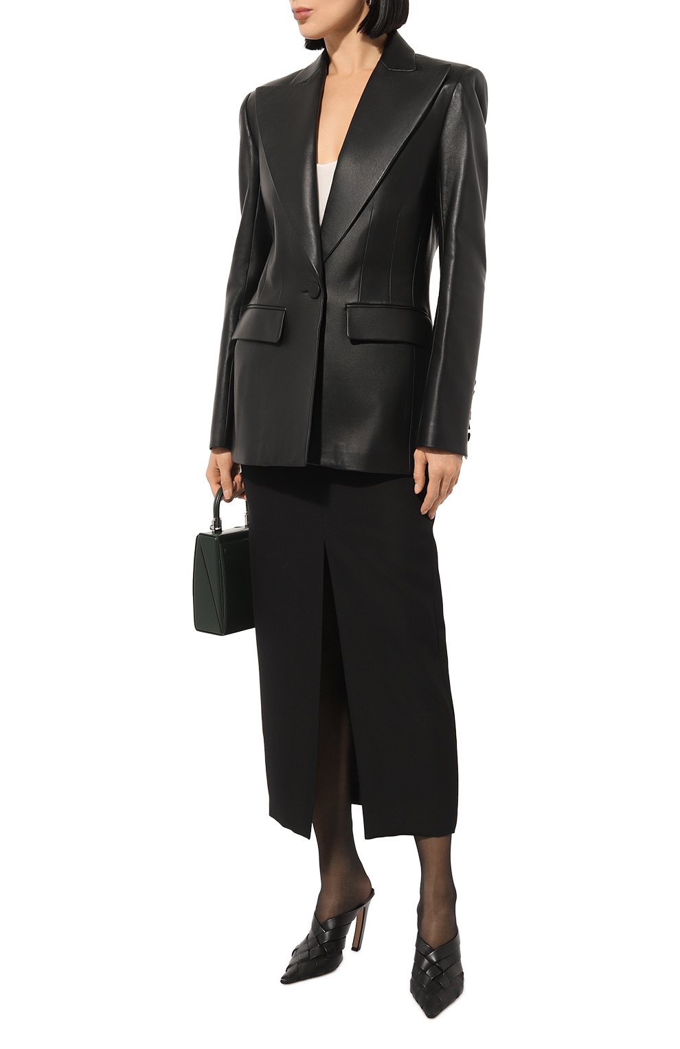 Кожаный жакет NINA RICCI, арт. 24AUVE018LB0072, фото 2