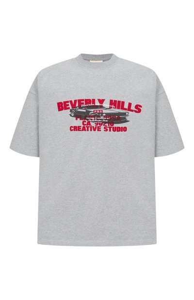 Хлопковая футболка PLANTA ROSA, арт. PR/T02/BEVERLY-MOMENTUM/300VELVET