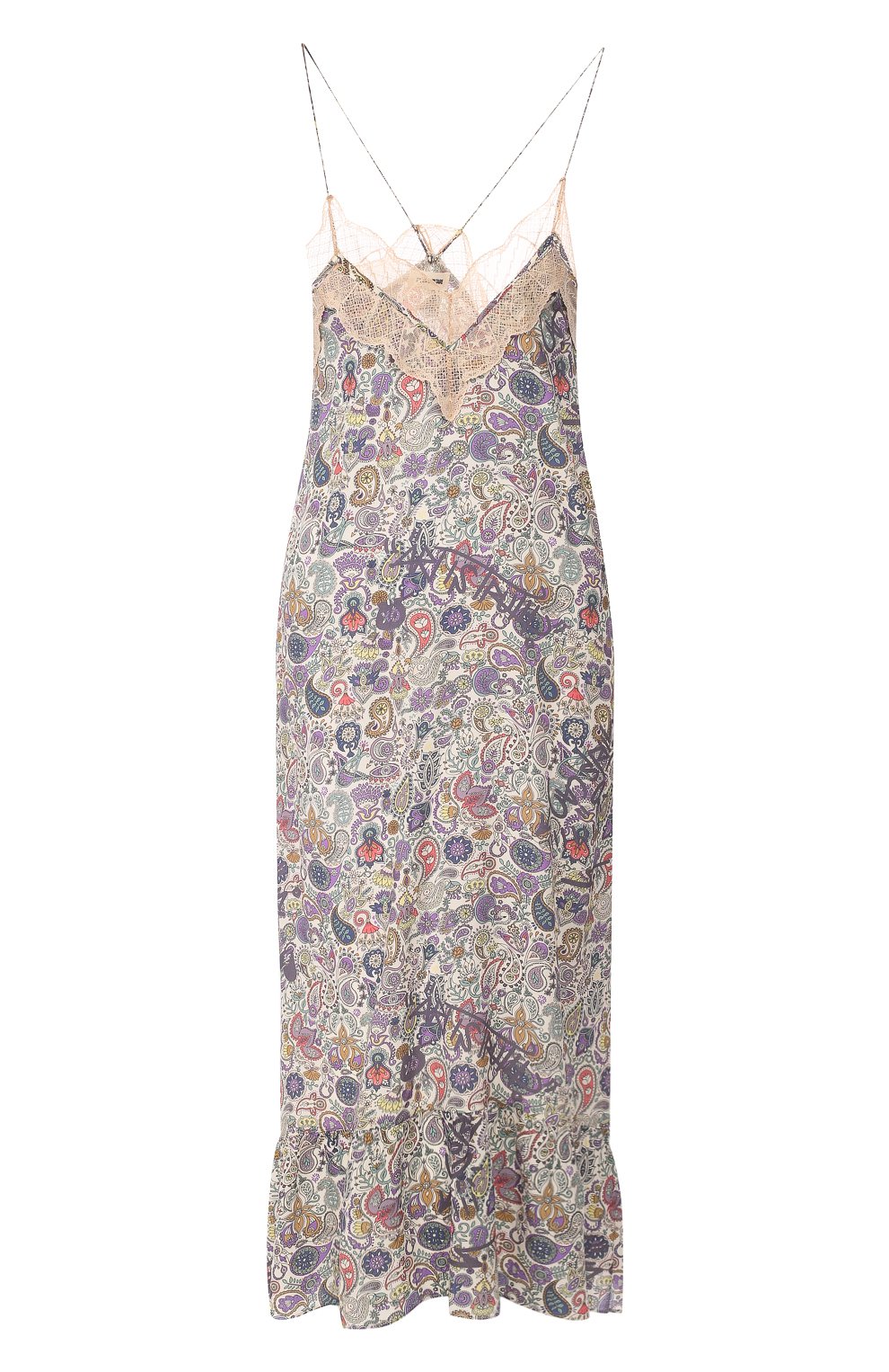 Платье ZADIG AND VOLTAIRE бежевого цвета по цене 23200 руб., арт. SJCP0406F, фото 1 Платье ZADIG AND VOLTAIRE, арт. SJCP0406F, фото 1