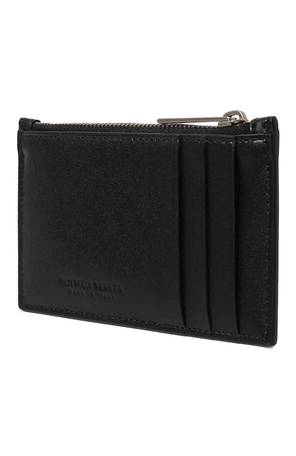 Кожаный футляр для кредитных карт BOTTEGA VENETA черного цвета по цене 49050 руб., арт. 679843/VBWD3, фото 2 Кожаный футляр для кредитных карт BOTTEGA VENETA, арт. 679843/VBWD3, фото 2