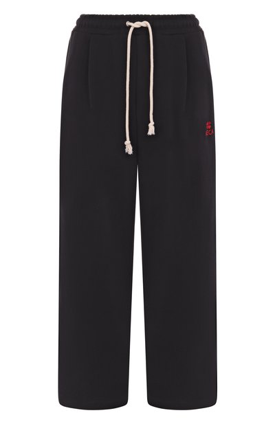 Женские хлопковые брюки AECA WHITE, арт. AWCMFWBDBPLSO001C0.BLACK (XL)