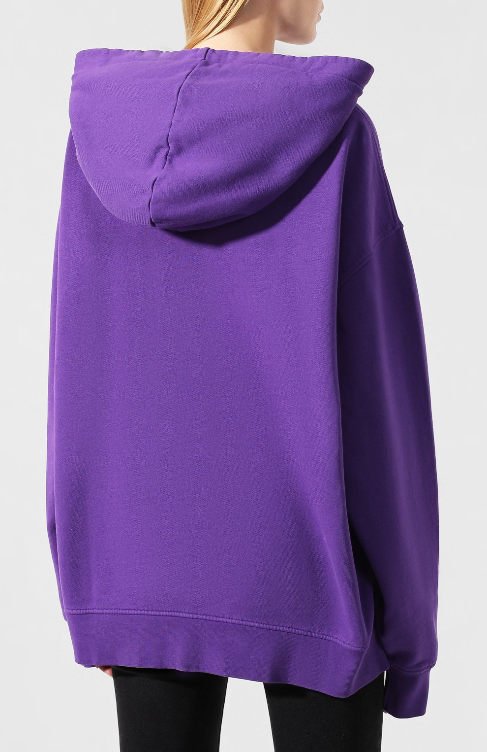 Хлопковое худи ACNE STUDIOS фиолетового цвета по цене 25250 руб., арт. AI0037, фото 4 Хлопковое худи ACNE STUDIOS, арт. AI0037, фото 4