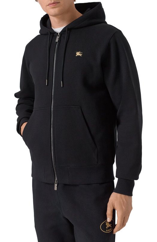 Хлопковая толстовка Burberry 8112808 Чёрный  8112808 Фото 3