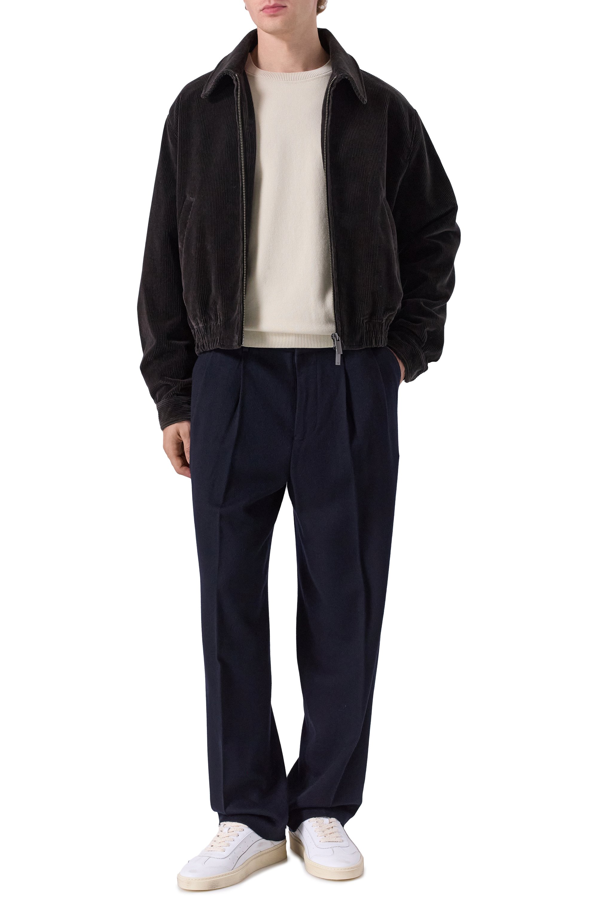 Брюки из шерсти и кашемира EMPORIO ARMANI, арт. EM003287/AF17835, фото 2