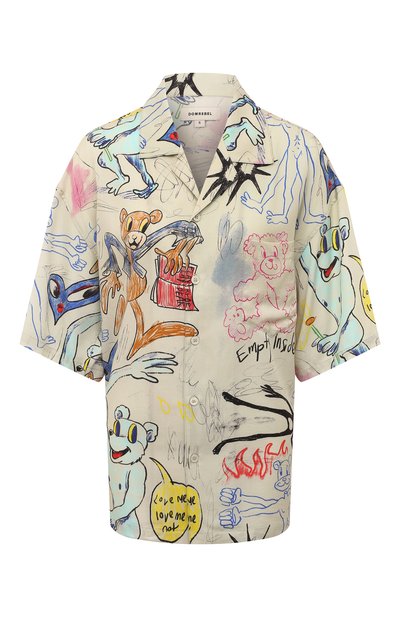 Женская рубашка DOMREBEL, арт. SCRIBBLE/CAM0P SHIRT