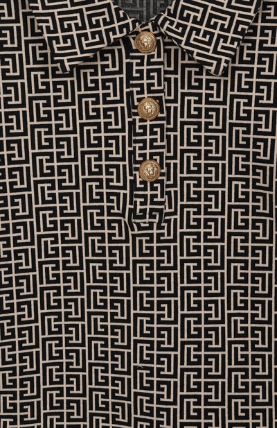 Хлопковое поло BALMAIN, арт. BX8B10, фото 3