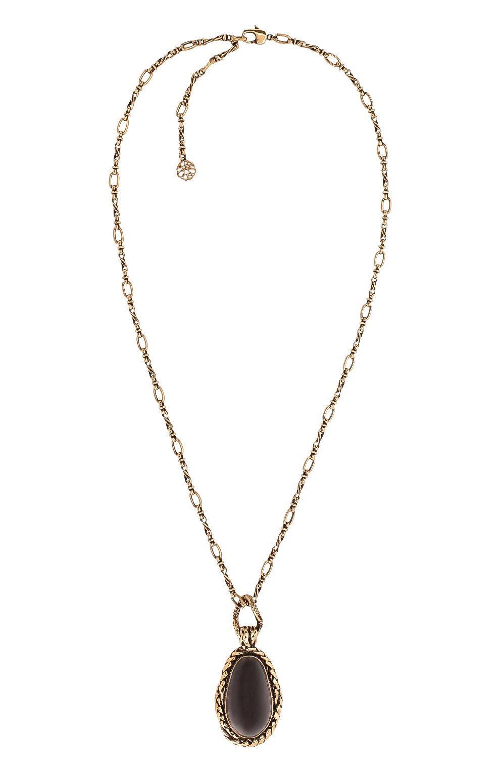 Колье ALEXANDER MCQUEEN бордового цвета по цене 78350 руб., арт. 621755/J160T, фото 1 Колье ALEXANDER MCQUEEN, арт. 621755/J160T, фото 1