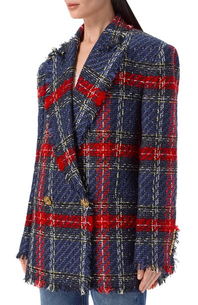 Твидовый жакет BALMAIN синего цвета по цене 355000 руб., арт. GF1SE183/XL68, фото 3 Твидовый жакет BALMAIN, арт. GF1SE183/XL68, фото 3