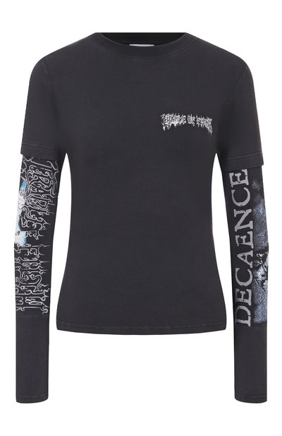 Женская хлопковый лонгслив VETEMENTS, арт. WCF76LS970B