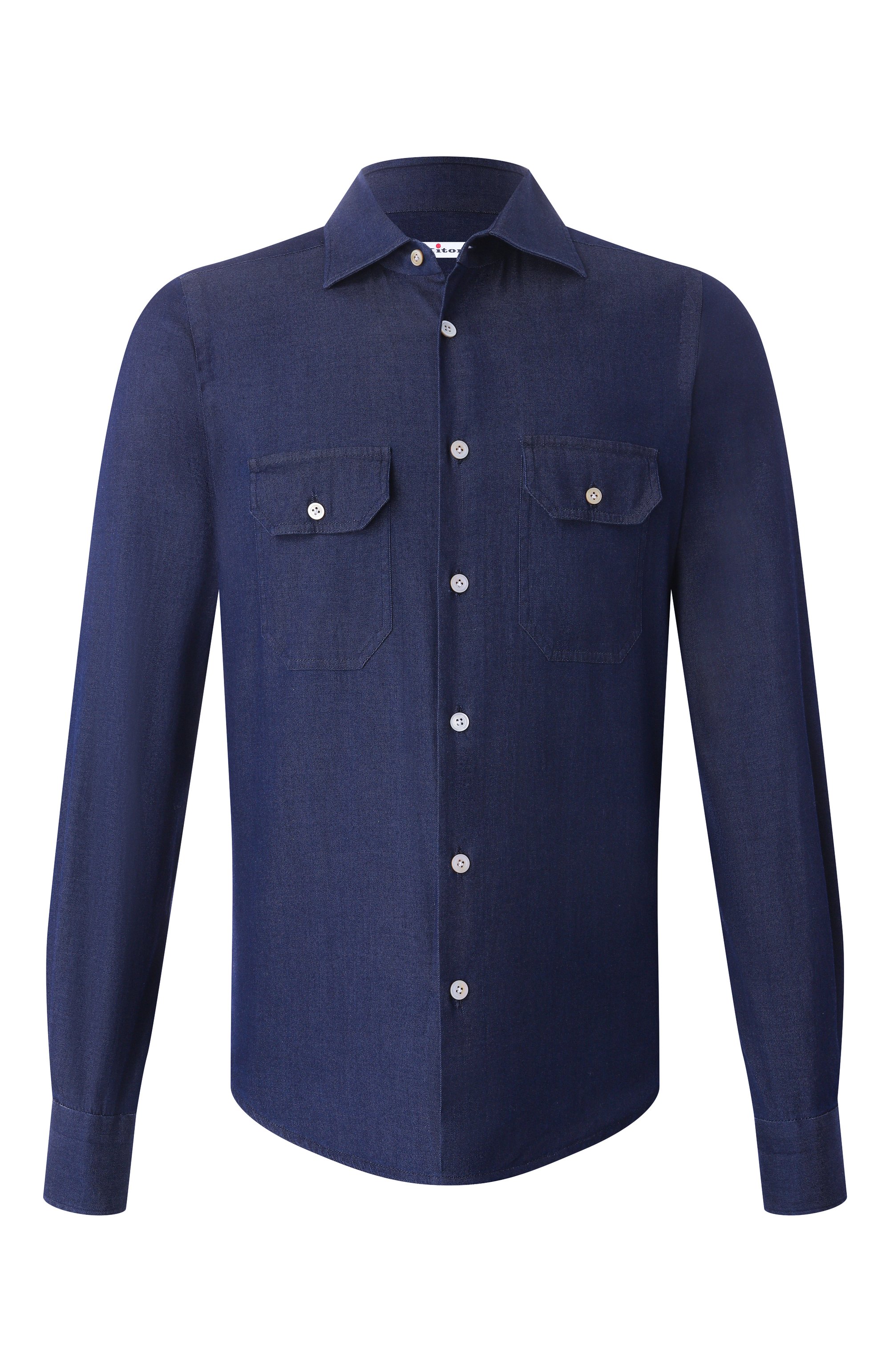 Хлопковая рубашка KITON, арт. UCWMH0904201, фото 1