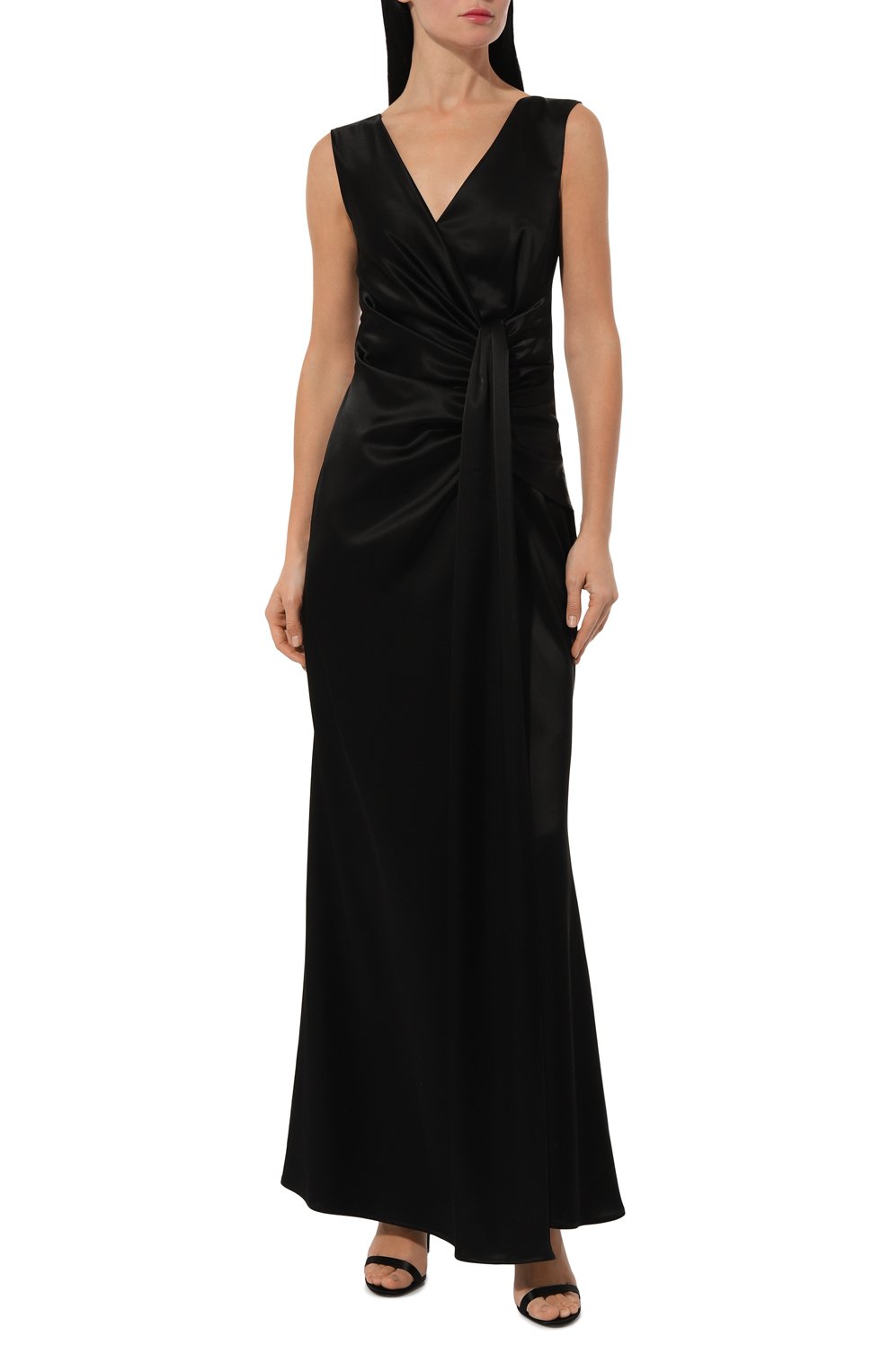 Платье KITON черного цвета по цене 376000 руб., арт. D56327K04S4607, фото 3 Платье KITON, арт. D56327K04S4607, фото 3