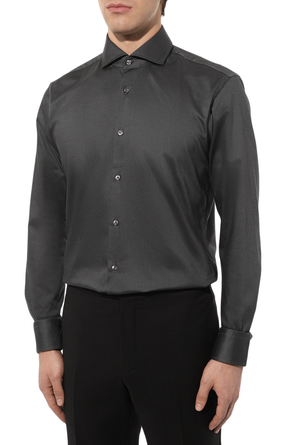 Хлопковая сорочка BOSS, арт. 50474279, фото 4