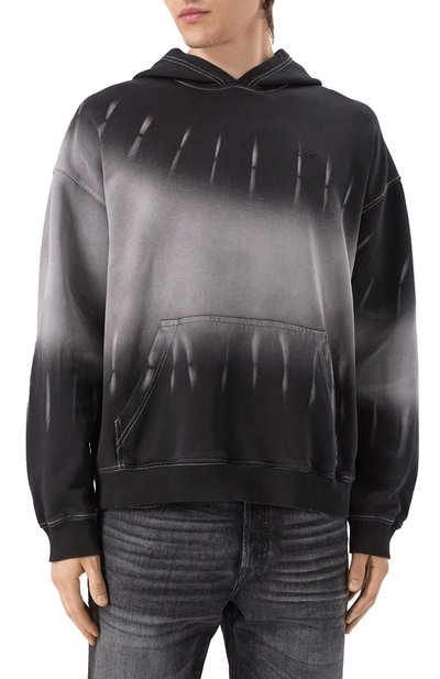 Хлопковое худи DIESEL, арт. A16123/0SLBP, фото 3