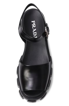 Кожаные сандалии monolith PRADA, арт. 1X526M-055-F0002-F-D055, фото 4