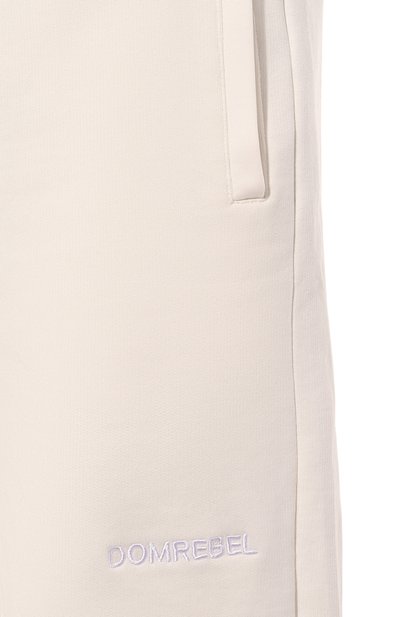 Хлопковые шорты DOMREBEL кремового цвета по цене 22050 руб., арт. CAVEMAN/SH0RTS, фото 5 Хлопковые шорты DOMREBEL, арт. CAVEMAN/SH0RTS, фото 5