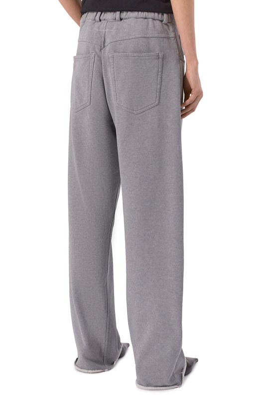 Хлопковые брюки MM6 S52KA0548/S25337 Серый  S52KA0548/S25337 Фото 4