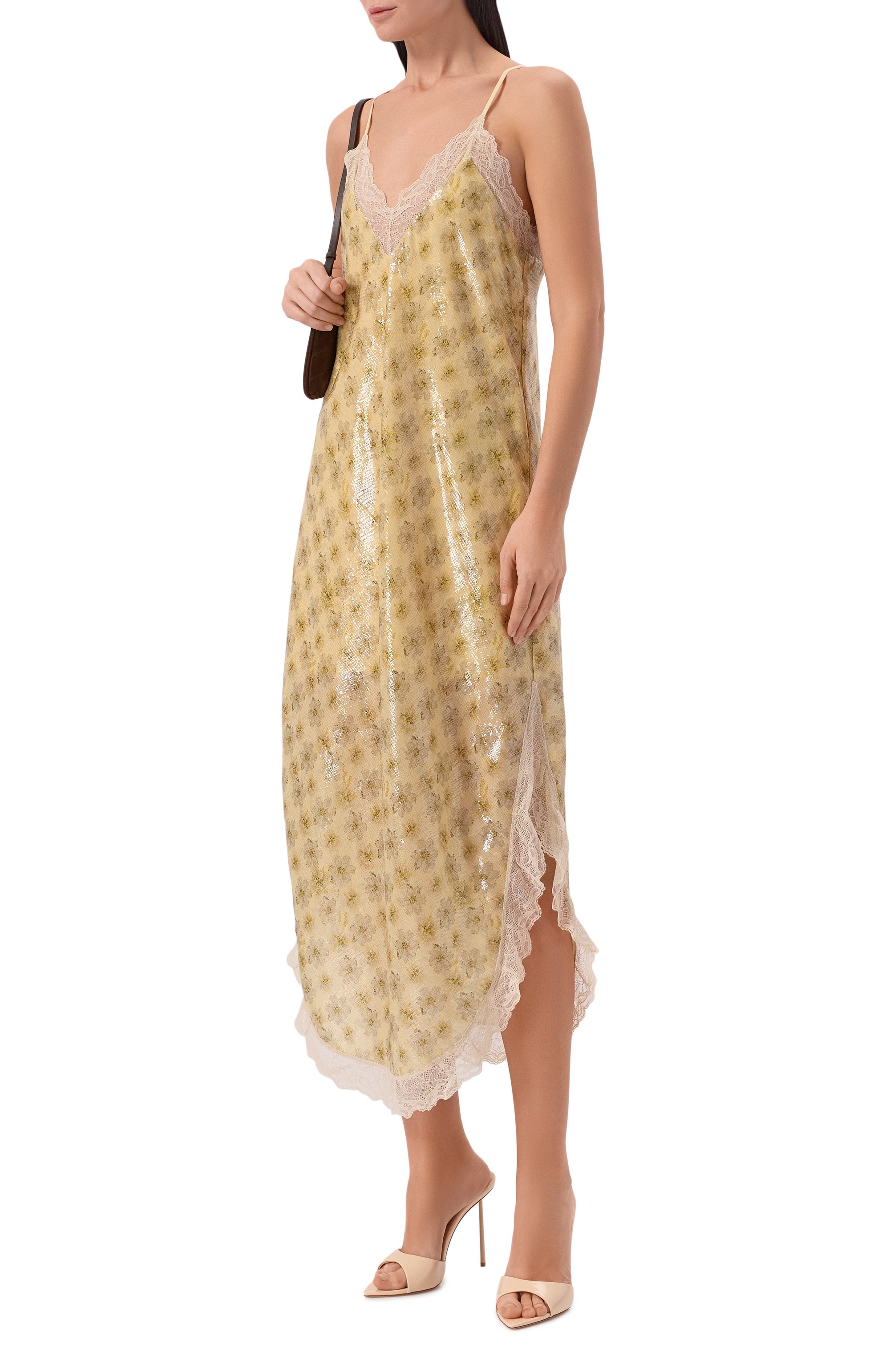 Платье с отделкой пайетками ZADIG AND VOLTAIRE, арт. WWDR02671, фото 2