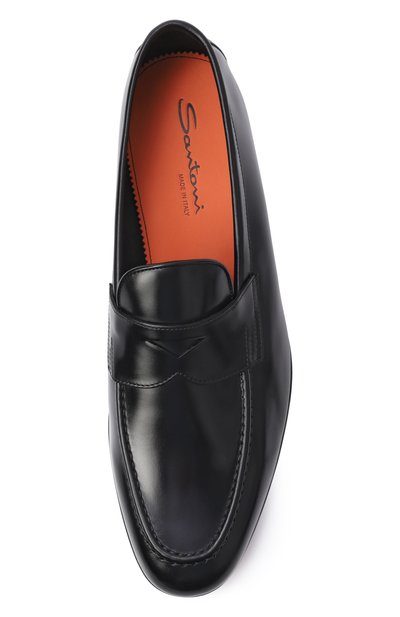 Кожаные пенни-лоферы carlos SANTONI, арт. MCNG19044LA3SNTG, фото 5