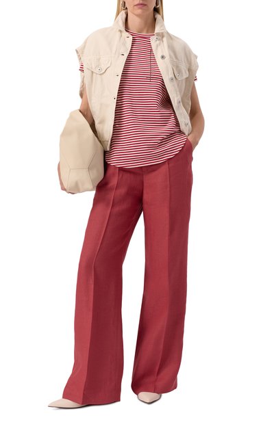 Хлопковая футболка BRUNELLO CUCINELLI, арт. ML929HA820, фото 2