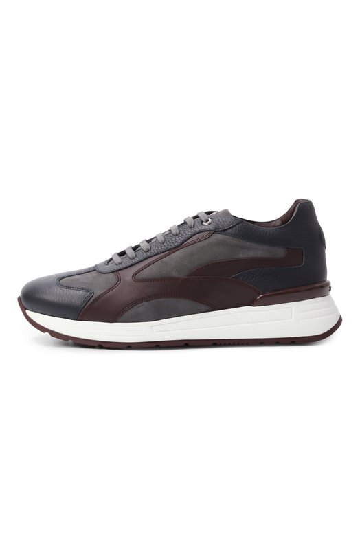 Кожаные кроссовки Stefano Ricci UZ26EG6634/VDSNWY Серый  UZ26EG6634/VDSNWY Фото 4