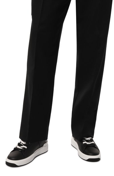  Кожаные кеды b-court BALMAIN, арт. BM0VI288LBRT, фото 3