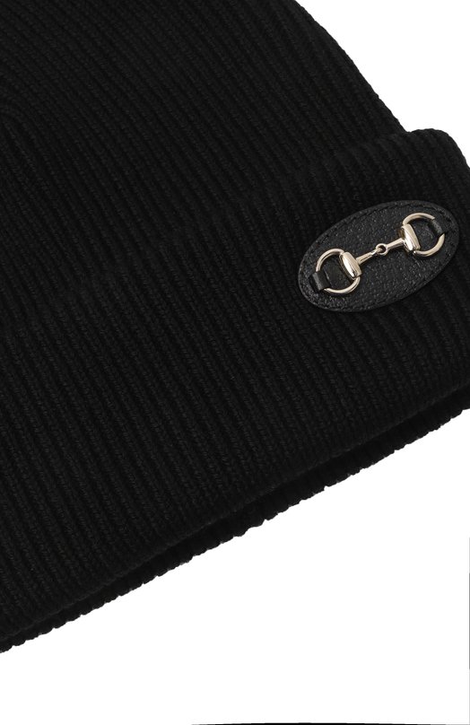 Шерстяная шапка Gucci 836704/3G200 Чёрный  836704/3G200 Фото 3